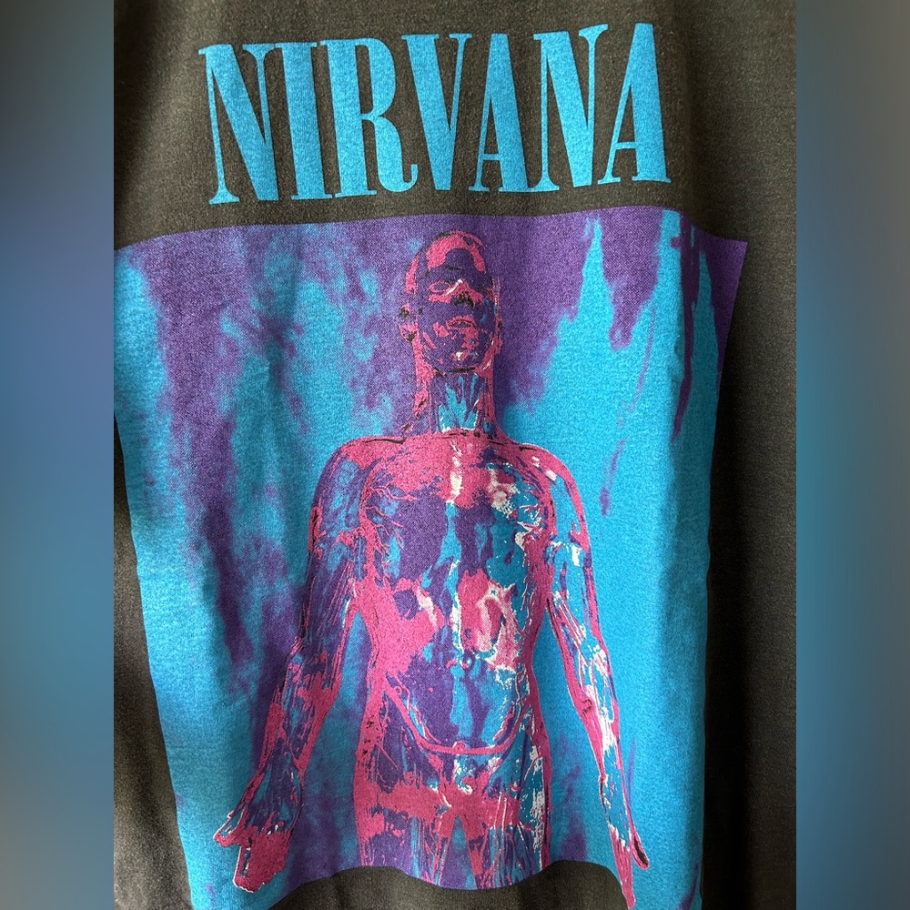 Parking lot boot Nirvana tee single stitch